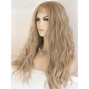 24" Ash Blonde Lace Wig Long Wavy | Abigail